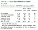 IMF Table 1.2. Estimates of Potential Losses on Loans
