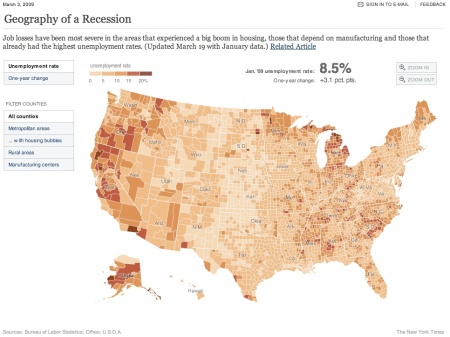 NYT: Geography of a Recession